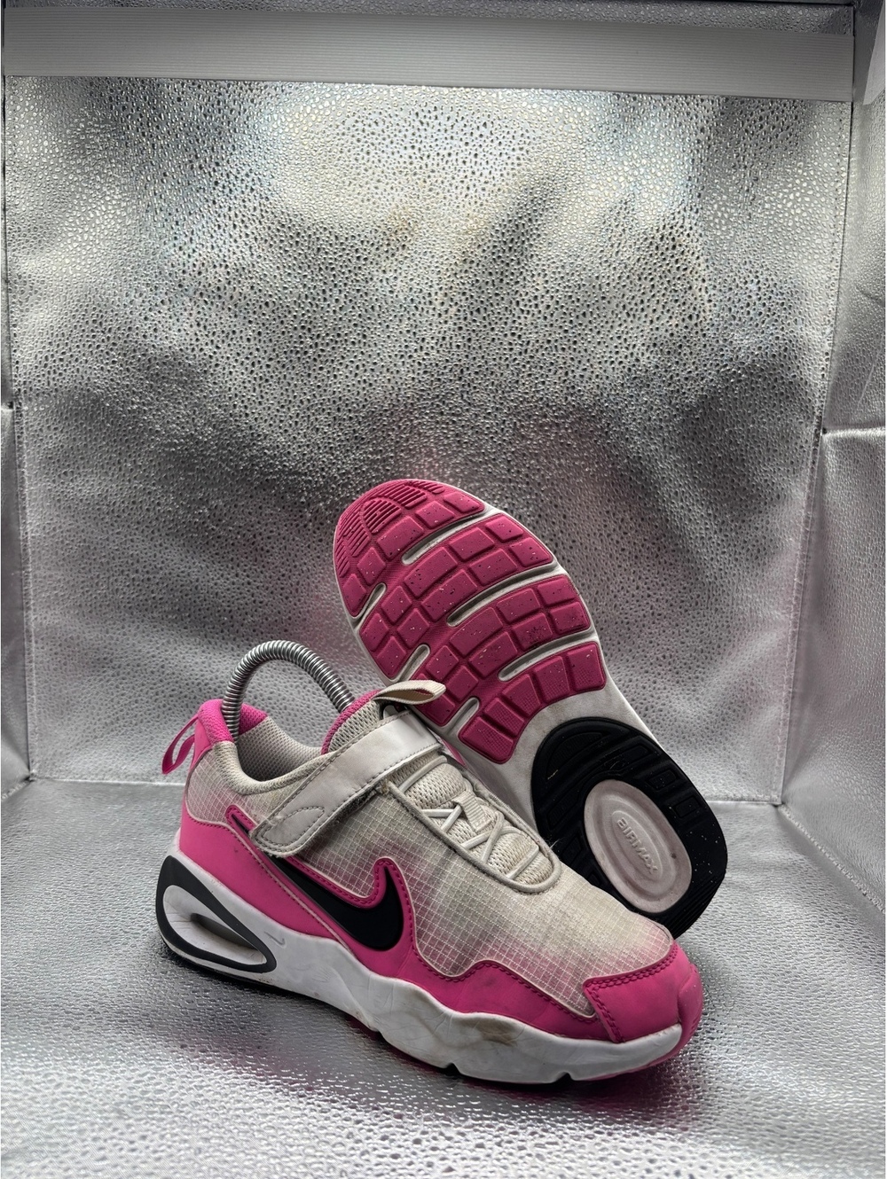 Nike air max nova white laser fuchsia GS